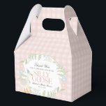 Pink Silly Goose Floral Gingham Baby Shower Favor Box<br><div class="desc">A silly goose is almost on the loose. This Silly Goose Party Decor Collection is perfect for celebrating your sweet little girl! Featuring an adorable silly goose, pastel florals, and soft gingham patterns, this collection is perfect for adding a touch of playful elegance to any party. Whether it’s for a...</div>