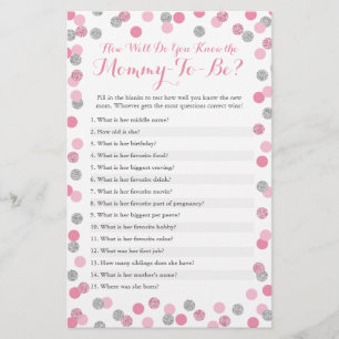 Pink & Silver How Well Do You Know The Mommy Quiz