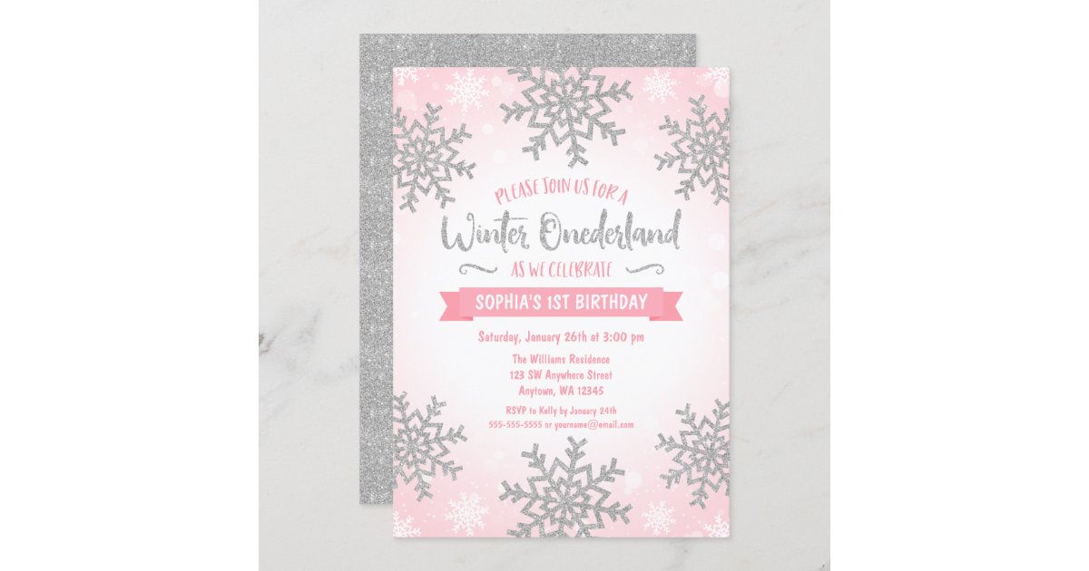 Download Girl Winter Invite Snowflake Birthday Invite Winter Birthday Invite Winter Onederland Invite Snowflake Invitation Winter Baby Paper Invitations Announcements Issho Ueno Com