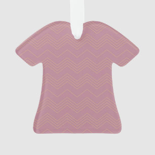 Pink, simple, modern, cool, trendy zigzag pattern ornament