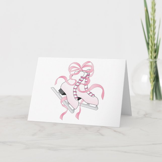 Pink Skates Card (Front)