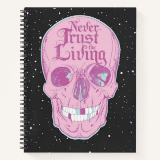 Pink Skeleton Hardcover Spiral Notebook