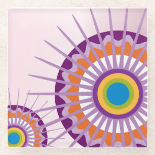 Pink Skies Glass Coaster