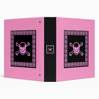 Pink Skull Binder