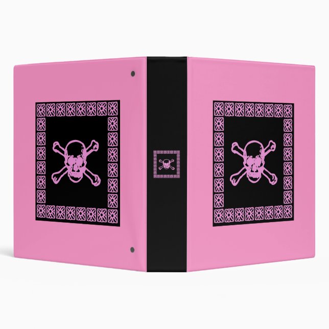 Pink Skull Binder (Background)