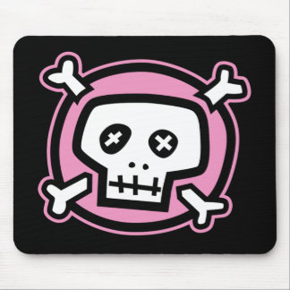 Pink Skull mousepad