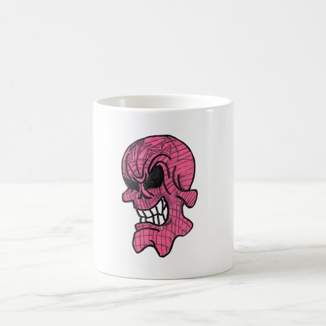 Pink Skull Mug (Center)