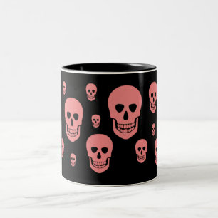 Pink skull mug