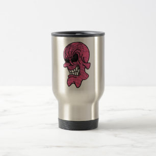 Pink Skull Travel/Commuter Mug
