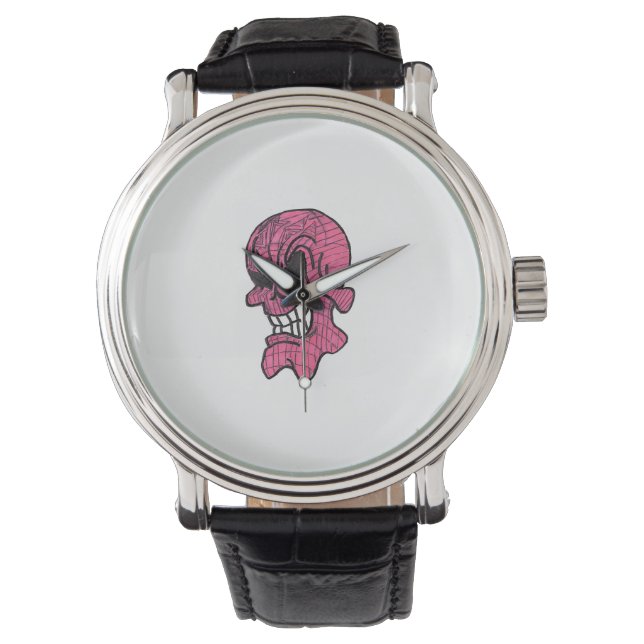 Pink Skull Watch (Front)