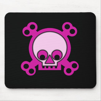 Pink Skulls Mousepad