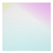 Pink & Sky Blue Modern Gradient Art Wall Poster