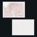 Pink Sky Cloud 9 Girl Baby Shower Advice Enclosure Card<br><div class="desc">This elegant girl cloud 9/nine baby shower advice card features a pink sky with white clouds in watercolor. The reverse side features a white background with geometric patterns in light pink. Personalize for your needs. You can find more matching products at my store.</div>