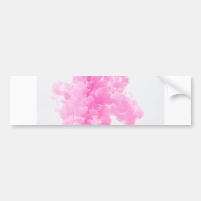 pink smoke bumper sticker (Front)