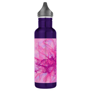 PINK SMOKE - Modern and abstract Fractal Art - 710 Ml Water Bottle