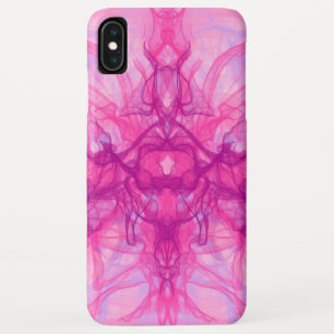 PINK SMOKE - Modern and abstract Fractal Art - iPhone XS Max Case