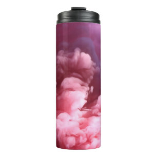 Pink smoke thermal tumbler