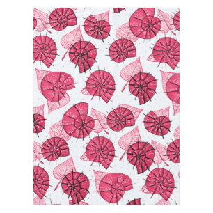 Pink Snails Pattern Girly Zoology Tablecloth