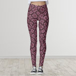 Pink Snake Print Leggings<br><div class="desc">Pink Snake Print</div>