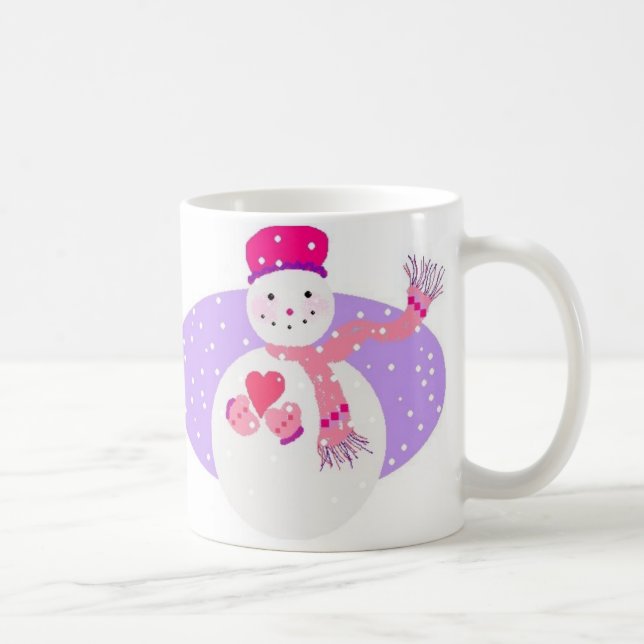 Pink Snow Gal Mug (Right)