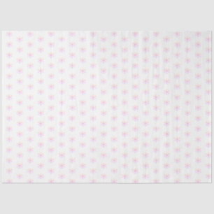 Pink Snowflake Christmas Tissue Paper