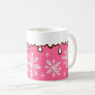 Pink Snowflake Mug