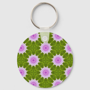 Pink Snowflakes Keychain