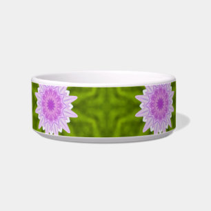 Pink Snowflakes Pet Bowl