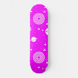 Pink Space Stuff Skateboard