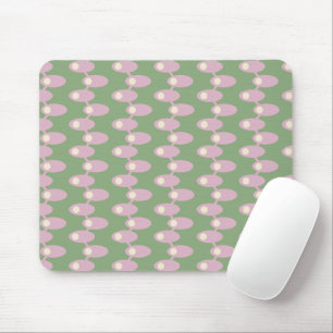 Pink Spaceships Mouse Pad