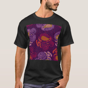 Pink Spades motifs African print T-Shirt