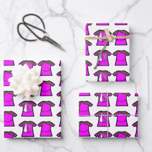 Pink Spark Dancer Wrapping Paper Sheet