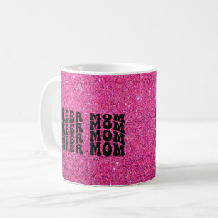Pink Sparkle Cheval Maman Coffee Mug