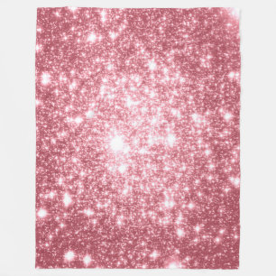 Pink Sparkle Fleece Blanket