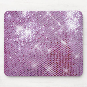 Pink Sparkle-Look Mouse Pad