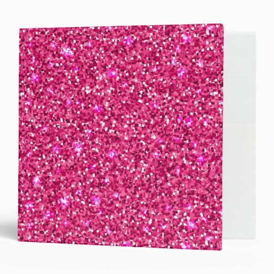 Pink Sparkles Binder