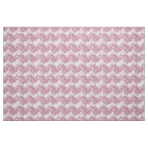 Pink sparkles on white. fabric