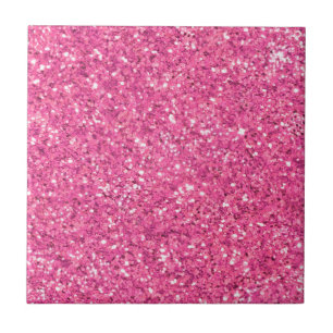 Pink sparkling glitter pattern            tile