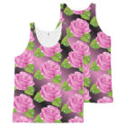 Pink Sparkly Roses Pattern