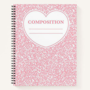 Pink Speckled Notebook