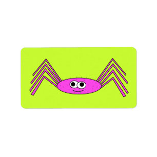 Pink Spider on Label