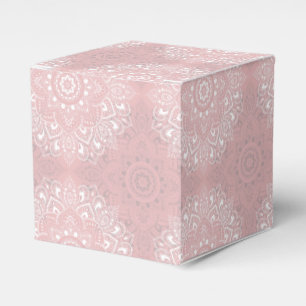 Pink spiritual Indian mandala pattern Favor Box