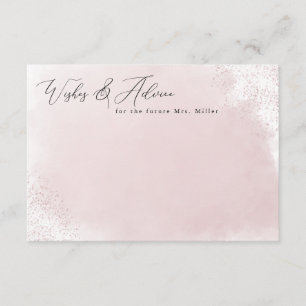 Pink Splash Minimalist Wings & Conseils Cartes