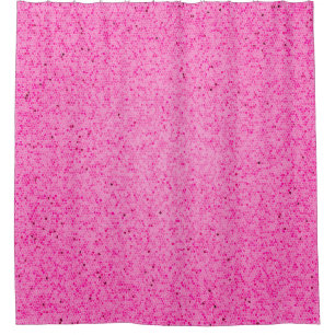 Pink Splash Shower Curtain