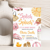 Pink Splish Splash Baby Shower