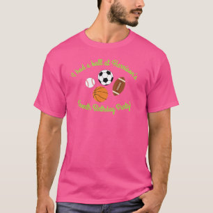 Pink Sports Birthday Party T-Shirt