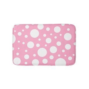 Pink Spots Bath Mat