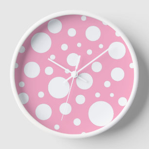 Pink Spots Clock