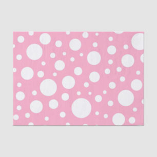 Pink Spots Tissue Paper