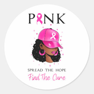 Pink Spread The Hope Find The Cure Breast Cancer A Classic Round Sticker